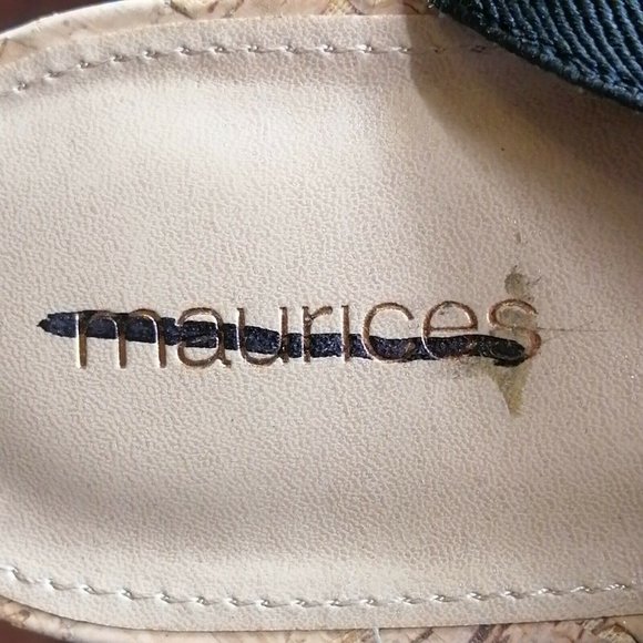 Maurices Womens Hillary High Heel Ankle Strap Sandal Cushioned Black Sz 10 M - Picture 8 of 9